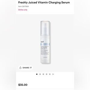 Klairs Freshly Juiced Vitamin Charged Serum